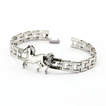 New Hot fashion Jewelry Men Women Stainless steel Bracelet Scorpion Creative Horse Cross Skull anchor wolf Bracelets Jewelry