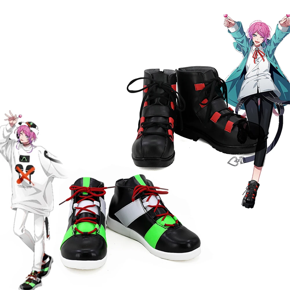 

Division Rap Battle Hypnosis Mic RAMUDA AMEMURA Cosplay Shoes Boots Anime Cosplay Custom Made for Adult Men Women Shoes