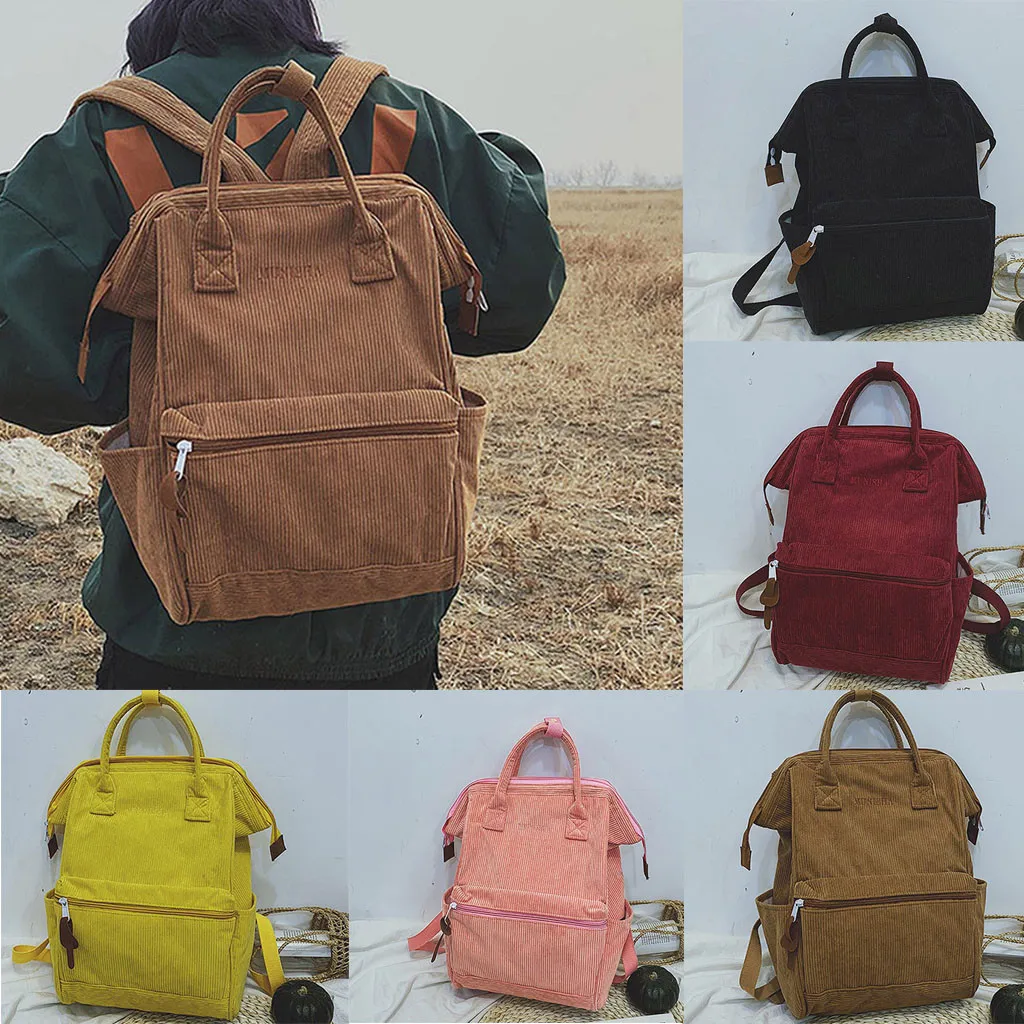 

Bagpack Fashion Women's Outdoor Simple Oxford Zipper Contrast Color Backpack Travel Bag Dropshipping mochila bolsos plecak 815