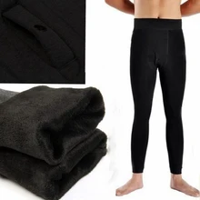 Зимние модные теплые мужские Леггинсы большого размера, обтягивающие мужские кальсоны, теплое нижнее белье для мужчин, термобрюки