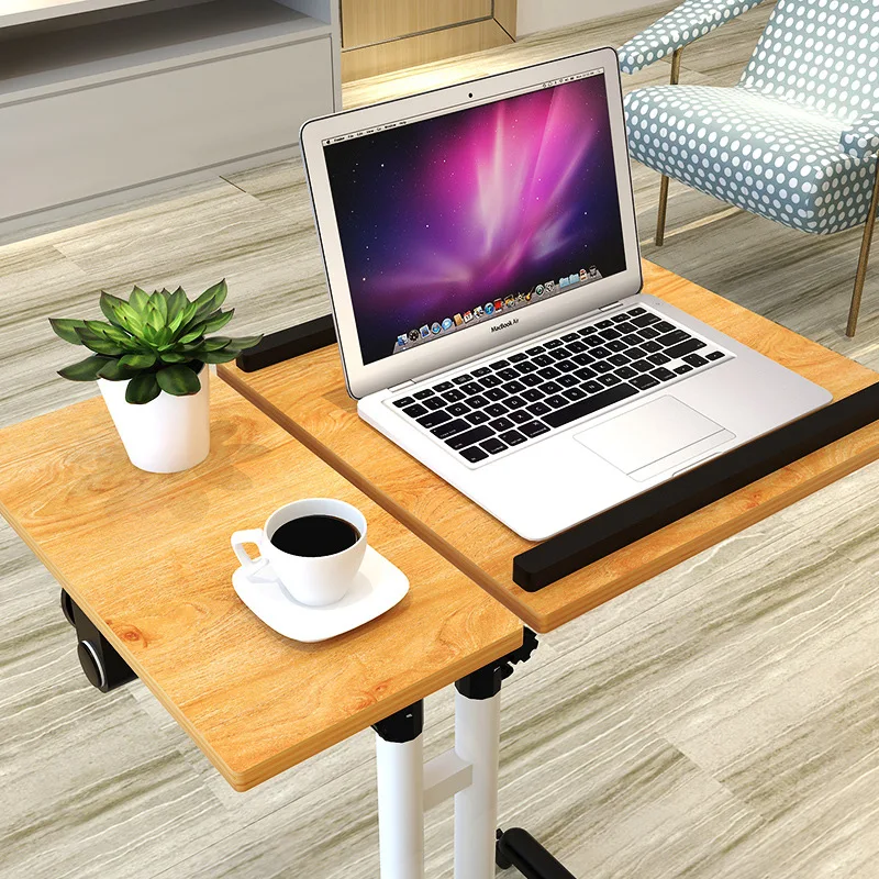 Простой для современного ноутбука стол тип экономии компьютерный стол бытовой Регулируемый прикроватный столик Выдвижной Стол