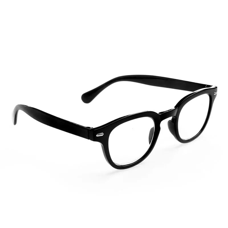 

Retro Round Frame Rimed Reading Glasses Eyeglasses Leopard-print Black +1 to +4