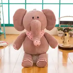 45 см Высота Большой плюшевый слон игрушки куклы дети спать обратно Подушки Милые Мягкие Слон ребенок сопровождать кукла подарок на