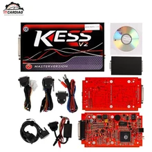 ЕС красный pcb KTAG V7.020 KESS V2 V5.017 без базовых ограничений блока управления двигателем Титан мастер версия ECU инструментов программирования Автомобильный/трактор/велосипед V4.036