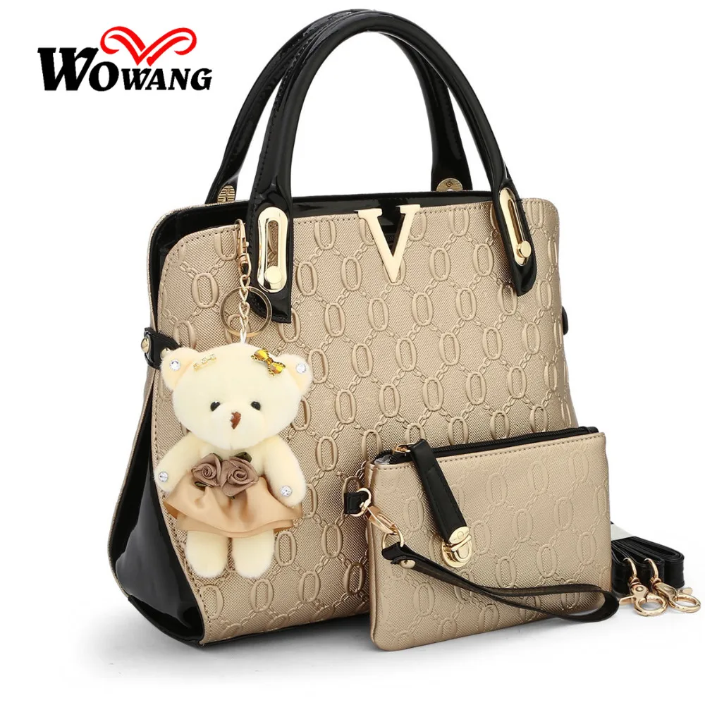 2016 Women Leather font b Handbag b font Embossed Crossbody Shoulder Bags designer font b handbags