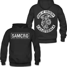 Двусторонняя толстовка с капюшоном «Sons of Anarchy SAMCRO»