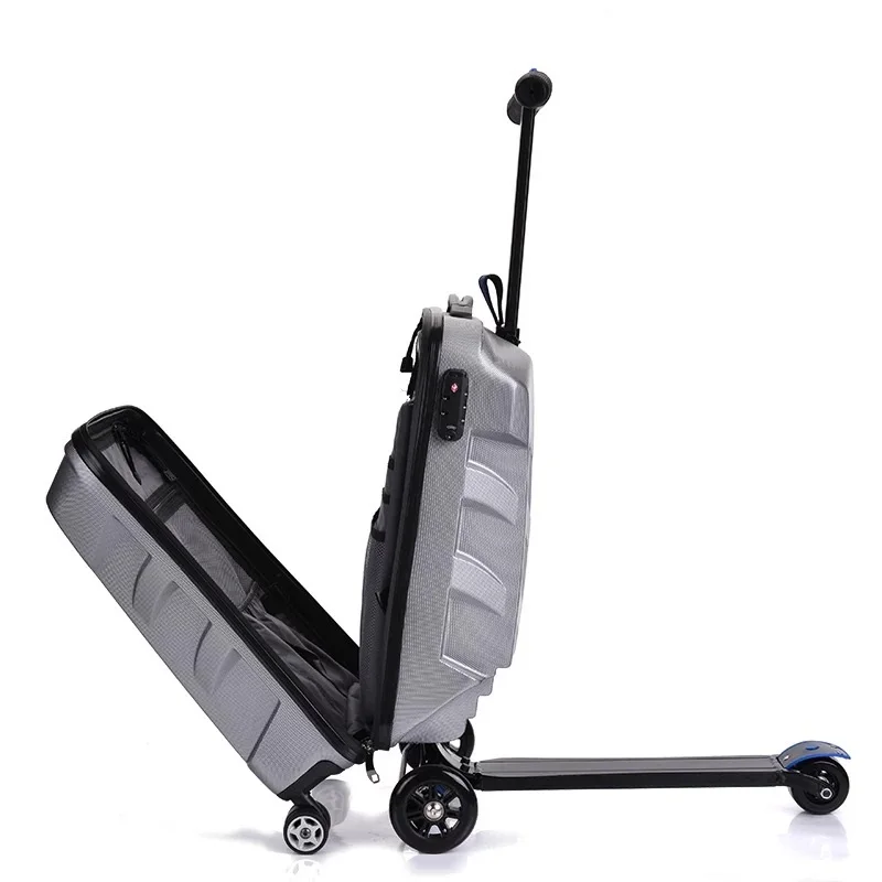 Новая модная сумка для скейтборда, багажная сумка для мужчин и женщин, чемодан для верховой езды на колесах, сумка для скутера, сумка для путешествий на колесиках