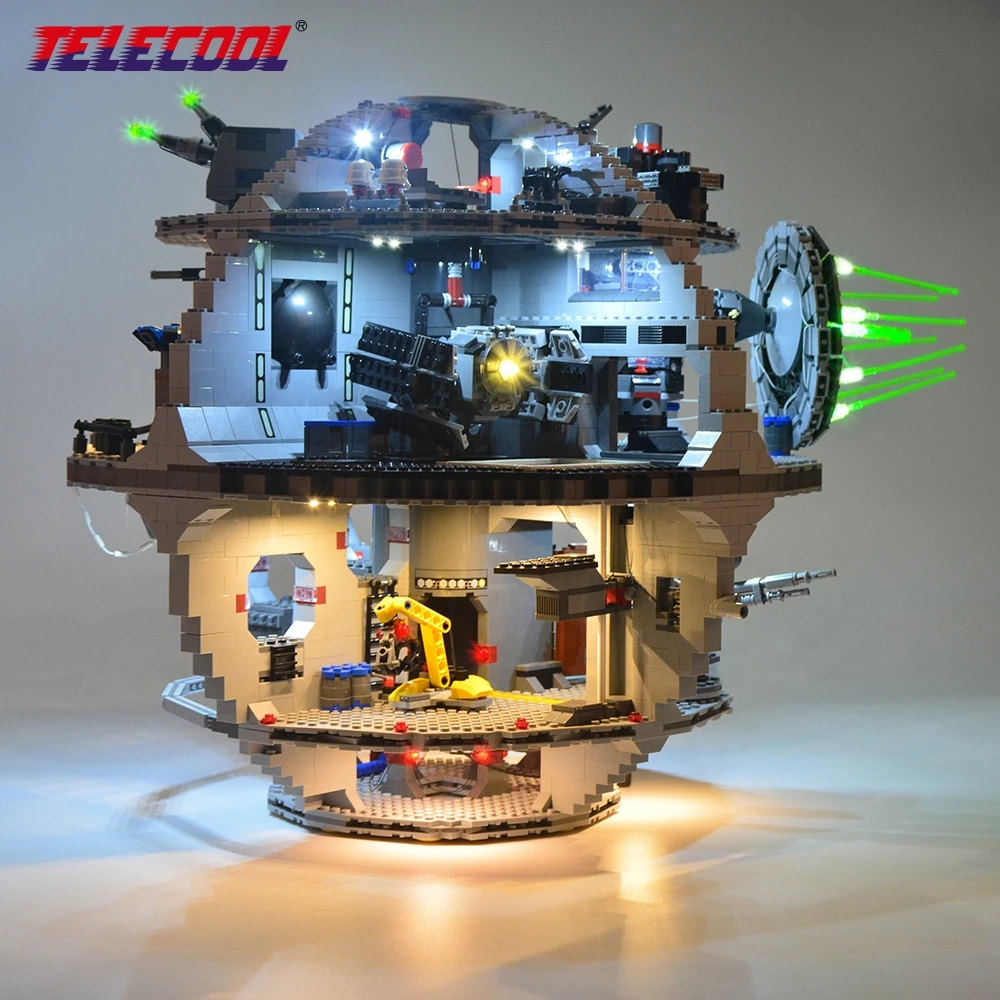 

TELECOOL Led Light Kit For Star War Death Star Light Set Compatible With 10188 And 05035(NOT Include The Model)