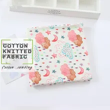 Двухсторонняя хлопковая ткань, хлопковая ткань, детская одежда, Джерси, фабричное кружево, стеганая ткань с принтом, ткань из чесаного плотного текстиля