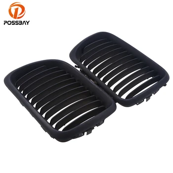 

POSSBAY Auto Replacement Matte Black Car Front Grilles for BMW 3-Series E36 316i/318i/320i Sedan 1996 1997 1998 Facelift