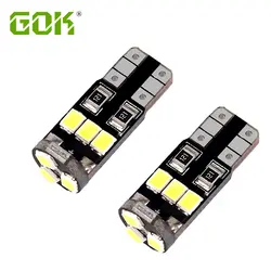 Супер яркий 50 X T10 W5W светодиодный canbus T10 194 168 2835 Светодиодный t10 9SMD Canbus 12 В авто светодиодный индикатор луковицы Парковка лампы