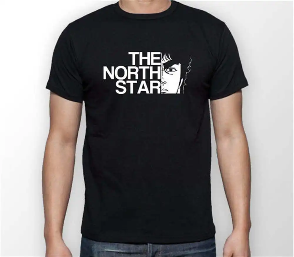 

Anime Print Tee Fist of the North Star Hokuto No Ken Anime Unisex Tshirt T-Shirt Tee ALL SIZES Hipster O-neck cool tops