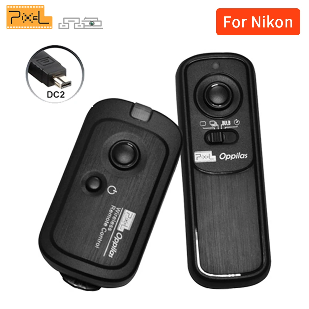 

Pixel RW-221 / DC2 Oppilas Wireless Remote Shutter Release For Nikon D7100 D7000 D90 D3100 D3200 D5000 D5100 D600 DSLR Camera