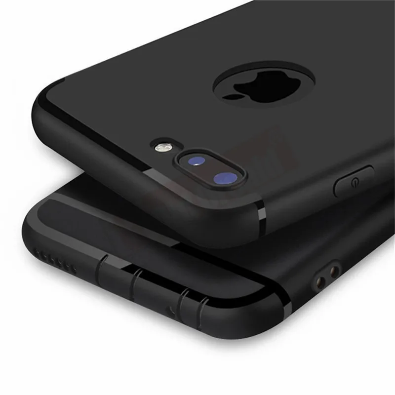 Матовый Мягкий Силиконовый ТПУ чехол s для iPhone 5 5S 6 Чехол 6s Plus 7 7 Plus яркие цвета полный Чехол для iPhone 7 Чехол Plus чехол для телефона s