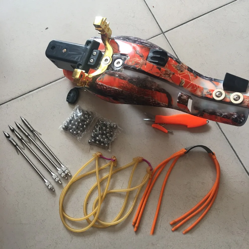 Powerful Fishing Slingshot with Folding Wrist Catapult Professional