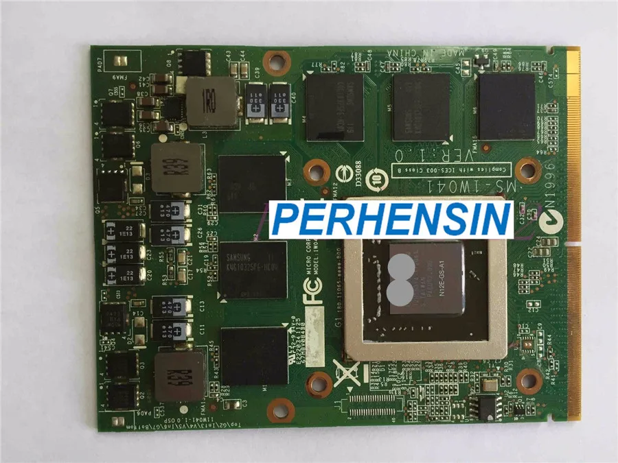 GTX 560M N12E GS A1 1 5G MS 1W041 VGA Видеокарта для MSI 16F1 16F2 1656 1727 GX740 GX640 GT660 GT780 GT663 GX660 GT680