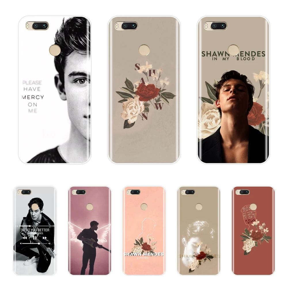 Задняя крышка Shawn Mendes Singer для Xiaomi Mi A1 A2 8 Lite SE мягкий силиконовый чехол телефона 5 5C