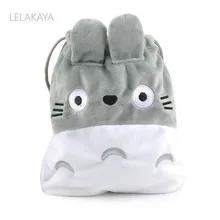 Плюшевый Тоторо Сказочный мешок от пыли Мой сосед Тоторо мультфильм автомобиль пакет мобильный телефон мешочек с кулиской плюшевый Кошелек плюшевая сумка