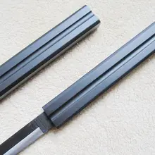 S1605 Наруто Саске Кусанаги нет TSURUGI центр паз меч твердый черный 39,5"