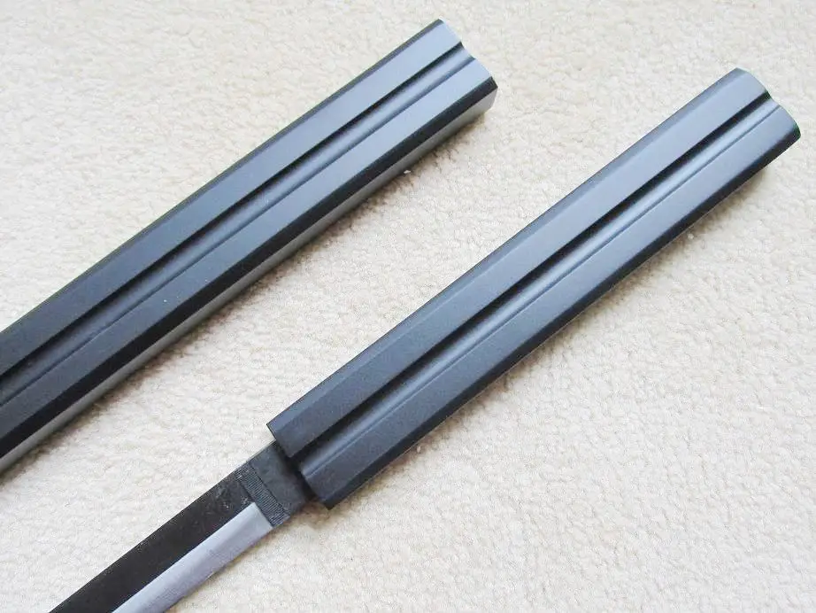 

S1605 NARUTO SASUKE KUSANAGI NO TSURUGI CENTER GROOVE SWORD SOLID BLACK 39.5"