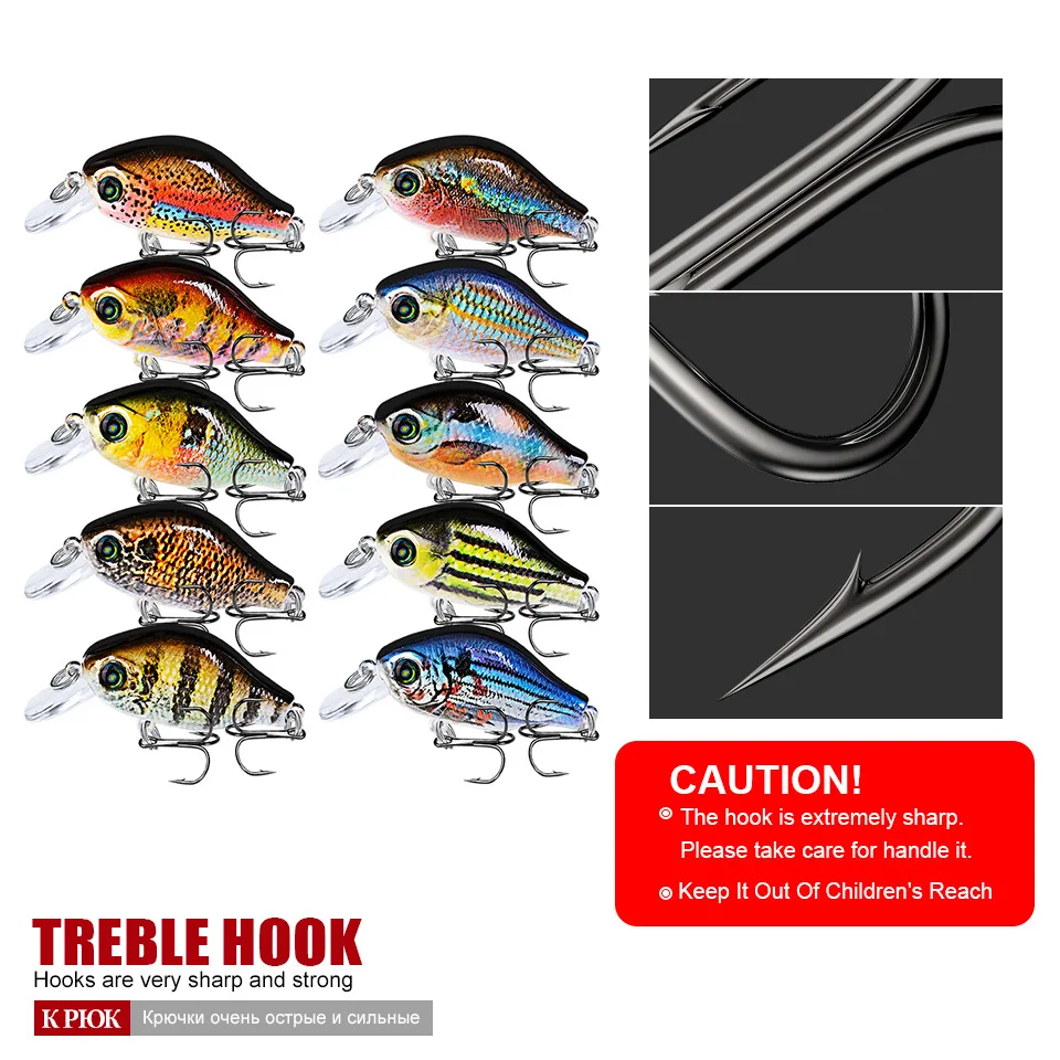 52mm 8.5g fishing lures bait Crankbait artificial hard bass swing Japan Topwater Bionic swing swimbait fish painted Master pesca