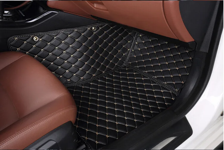 Хорошо! Специальные коврики для Ford Mustang 2 двери 2018-2015 Прочный водонепроницаемый ковры для Mustang 2016, Бесплатная доставка