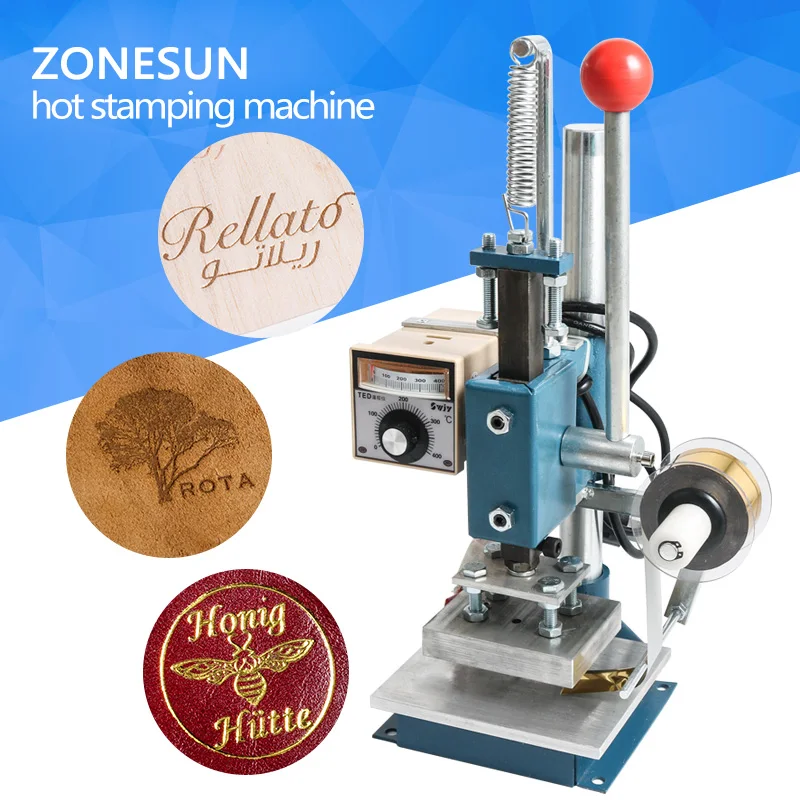 Hot Foil Stamping Machine Emboss Invitation Business Card Bronzing PVC