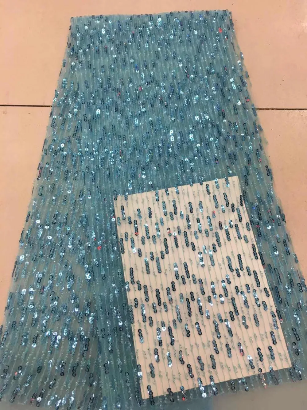 

High End Wedding /Party Dress Lace Fabric Handmade Beaded French Lace Fabric fashion Sequins African Textile Lace Fabrics