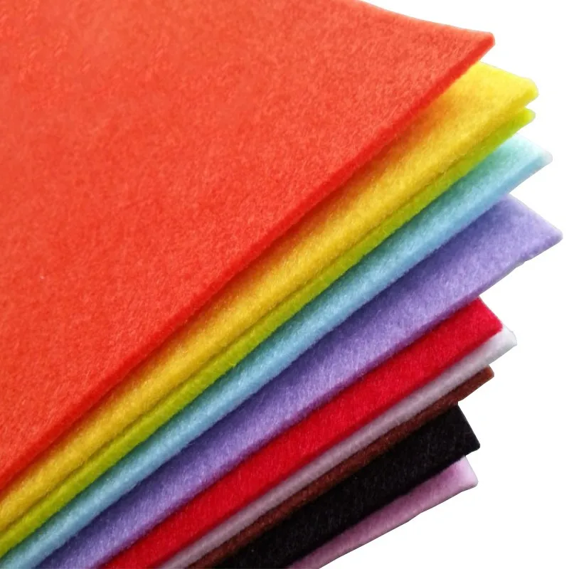 2 Mm Thicker High Quality Square Felt Fabric DIY Manual Felt Leaves Flowers Toys Gifts Sewing Storage Doll Decor Christmas