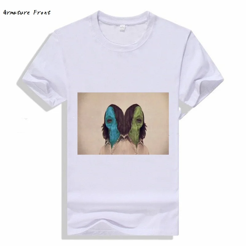 

Vintage terror Skull pattern print Tees short sleeved cotton women T-shirt Plus Size Couple Tops harajuku punk streetwear tshirt