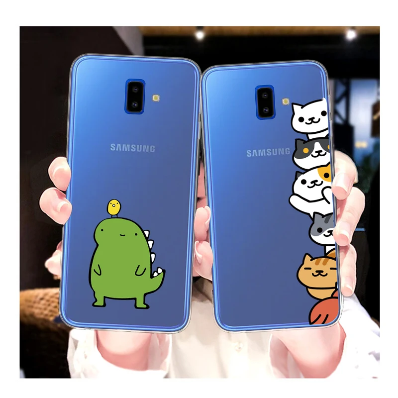 CinkeyPro милый ТПУ чехол для samsung Galaxy J8 J6 J4 J3 J2 J7 мягкий прозрачный силиконовый