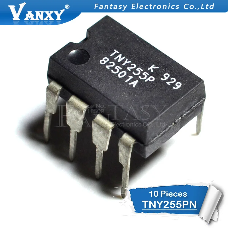 

10PCS TNY255PN DIP8 TNY255P DIP TNY255 DIP-8 255PN new and original IC