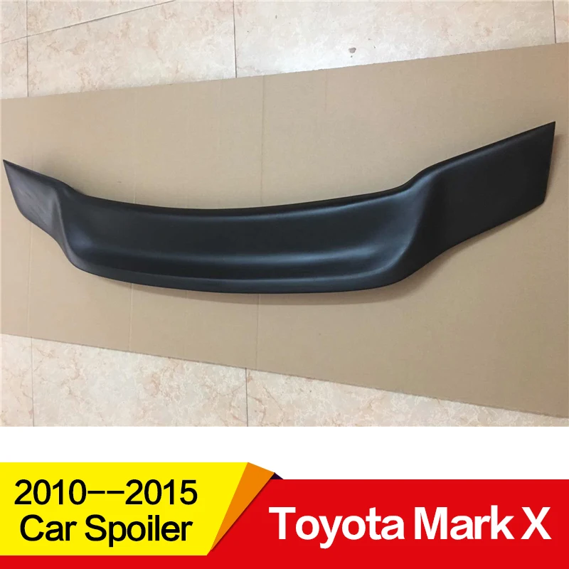 Используется для Toyota Mark X spoiler 2010 11 12 13 14 15 16 17 лет Глянцевая углеродное волокно заднее крыло R стиль аксессуары