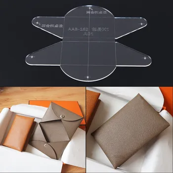 

DONYAMY 1 Set DIY Leathercraft Acrylic Leather Card package Pattern Stencil Template