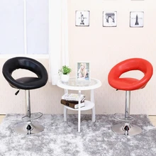 Европейский Уникальный дизайн простой моды PU спинки бар стул с подъемником барный стул регулируемая высота