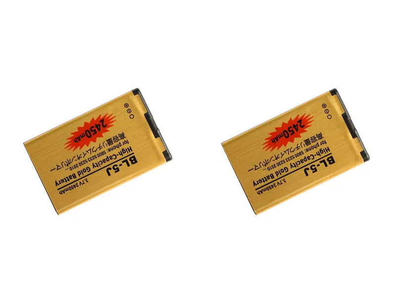 Сменный аккумулятор для Nokia 2450 Nuron X6 5800 5233 5235 X6m 5228 5232 5238 3020 520 526 2 шт./лот 521 мАч