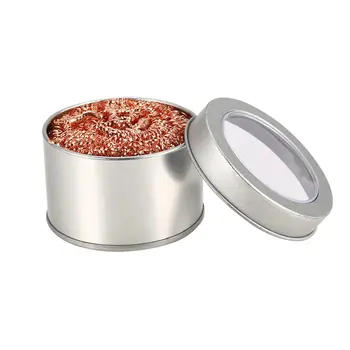 

Desoldering Soldering Iron Mesh Filter Cleaning Nozzle Tip Copper Wire Ball Clean Ball Cleaning Ball Steel Wire Sponge