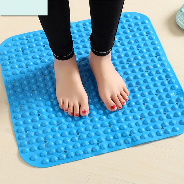Pvc Non Slip Mat Bath Mats Bathroom Pad Toilet Floor Shower Pvc Non Slip Mat Bath Mats Bathroom Pad Toilet Floor Shower Fashion Soild Soft