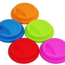 800 шт./лот 9 см многоразовый силикон чашка для кофе и молока силиконовая крышка для стакана крышка тепла выхлопных газов термобутылка крышки