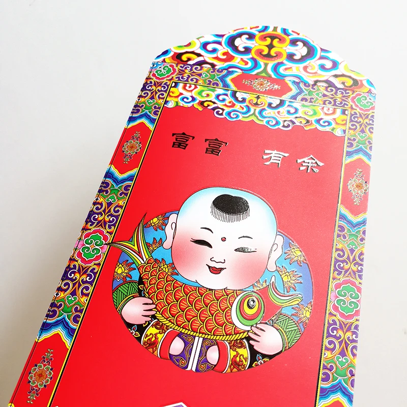 8 шт./компл. высокое качество красные конверты китайский новый год благословение подарок Hong Bao китайский Весенний фестиваль подарок 3,6 * 6.9in