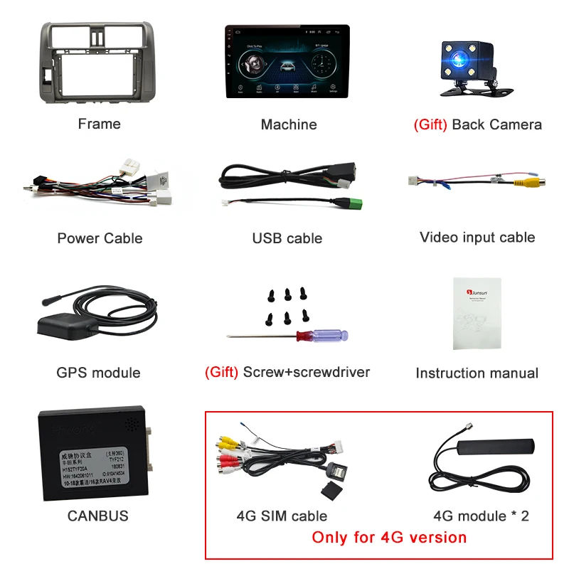 Clearance Junsun V1 2G+32G Android 8.1 4G Car Radio Multimedia Player For Toyota Land Cruiser Prado J150 2009-2013 Navigation GPS 2 din 5 Clearance Junsun V1 2G+32G Android 8.1 4G Car Radio Multimedia Player For Toyota Land Cruiser Prado J150 2009-2013 Navigation GPS 2 din 5