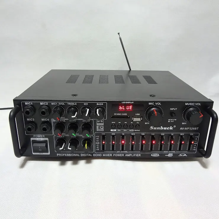 EQ эквалайзерный усилитель для вечеринки 220 В 240 200 Вт + Вт|karaoke amplifier|mixer amplifieramplifier home