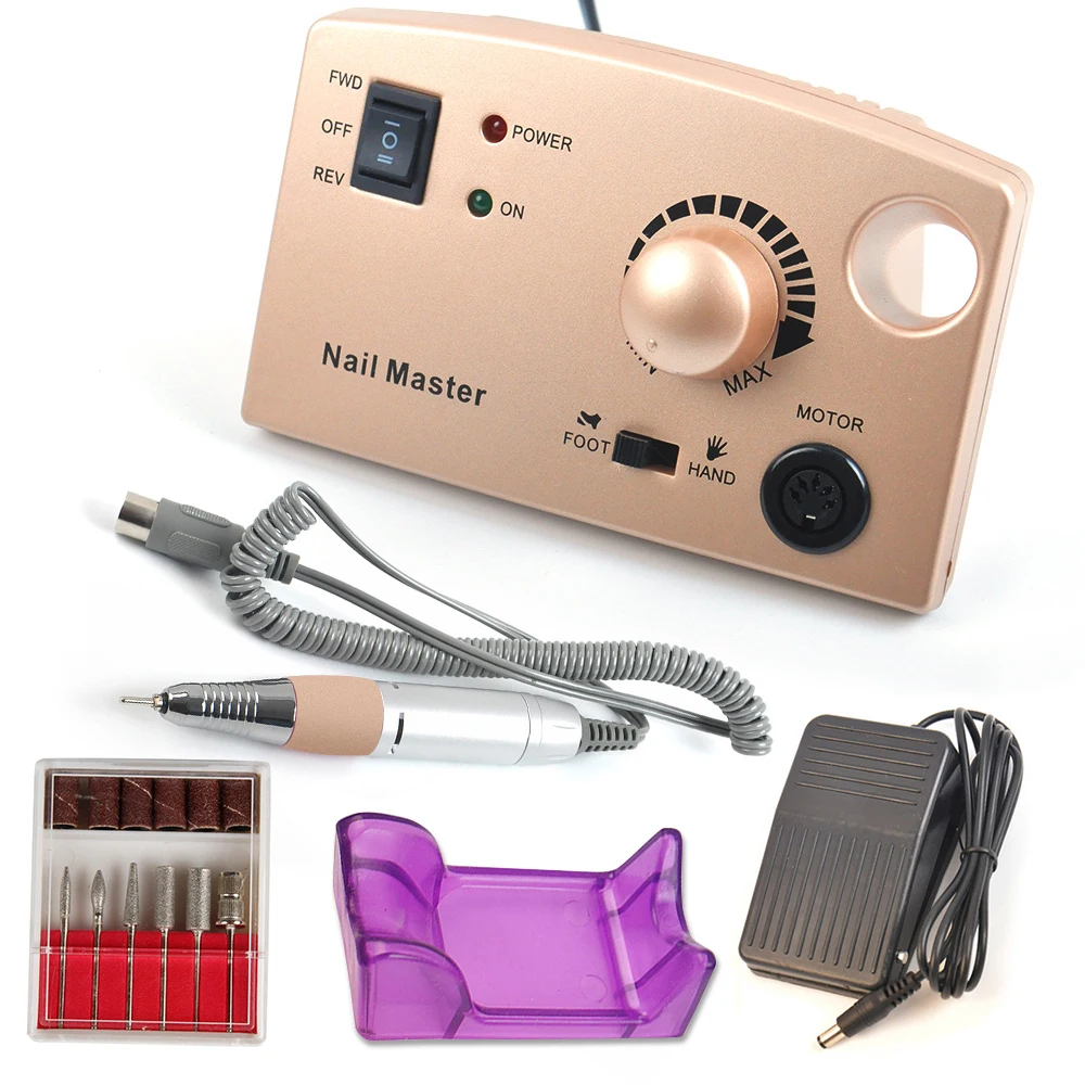 Сверла для ногтей, электрический аппарат для маникюра, гель для удаления кутикулы, фрезерные сверла, 25000 об/мин, Машинка для педикюра, полировальные фрезы