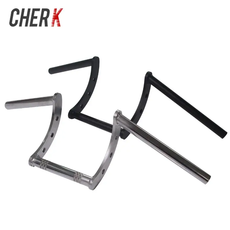 Черный серебристый Железный трекер Cherk для мотоцикла 7/8 &quot1&quot руль тяга Z бар Harley