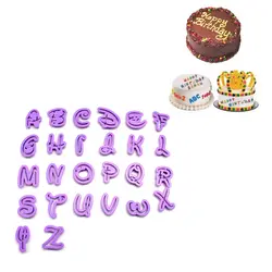 36 шт. алфавит, буквы, цифры формы для DIY торт fonwards печенье Bakling украшения комплект Обледенение формы для вырубки