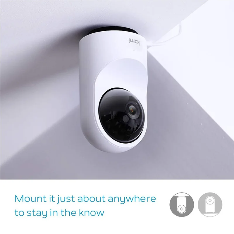 YI Kami домашняя интеллектуальная камера 1080P IP Cam, охранное наблюдение, отслеживание движения, 2-Way аудио, Режим конфиденциальности, 6 месяцев, бесплатное облако