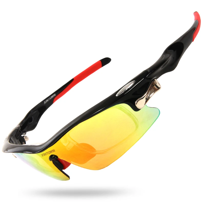 5 Lens 2016 Multifunctional Polarized Eyewear Cycling Glasses Wind UV