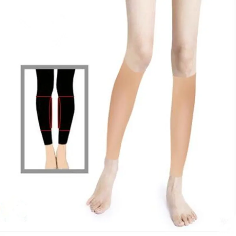 

Silicone leg Enhance Shaper leg calf birthmark scar cover Soft Calf Pad Body Beauty Leg Correctors arm correctors