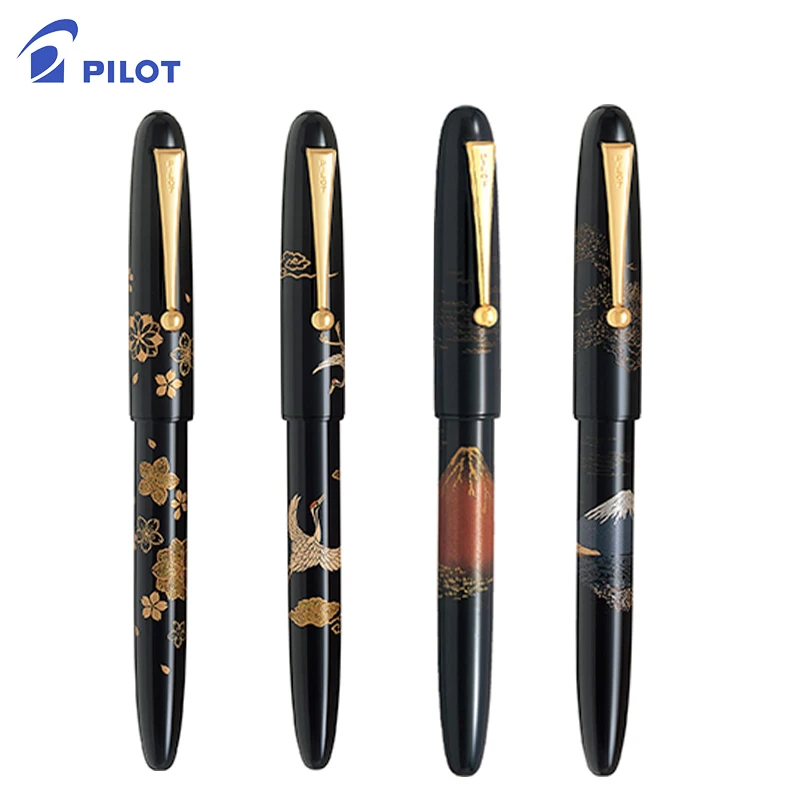 Ручка перьевая Pilot Japan Maki e Mt.Fuji с золотым наконечником 14K|Перьевые ручки| |