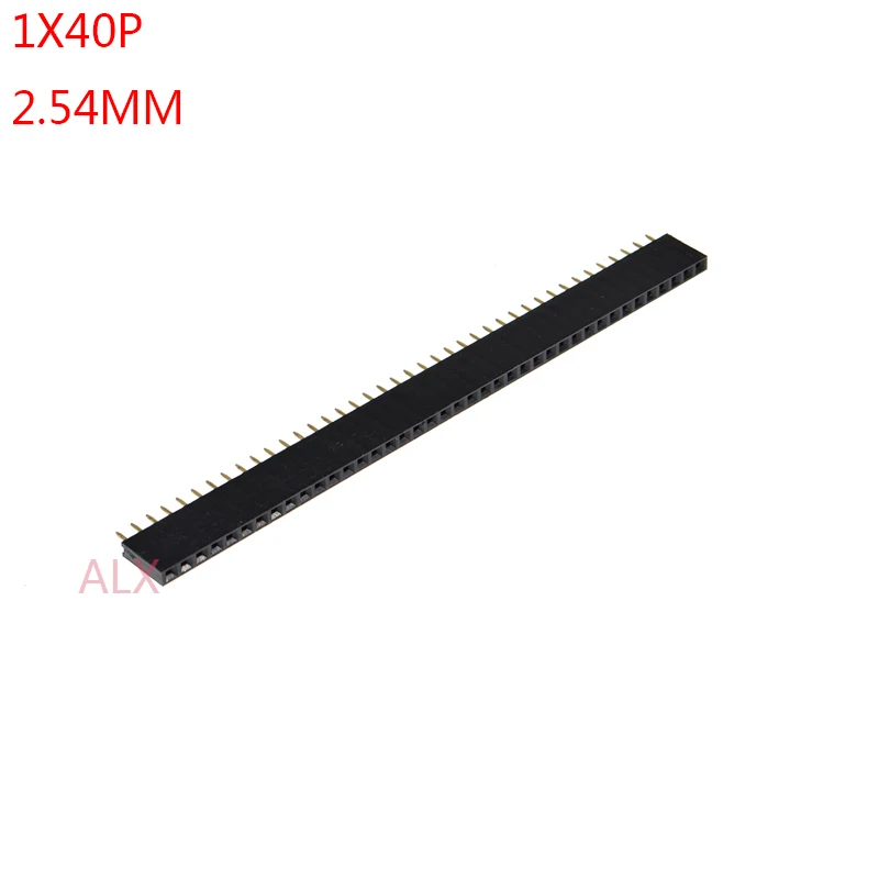 Connector and Terminal 10pcs Pitch 1x 5 Pin 2.54mm Female Single Row Straight PCB Header Strip Socket Connector and Terminal 10pcs Pitch 1x 5 Pin 2.54mm Female Single Row Straight PCB Header Strip Socket